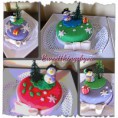 CURSOS DECORACIÓN MINI TARTAS DE NAVIDAD CON FONDANT